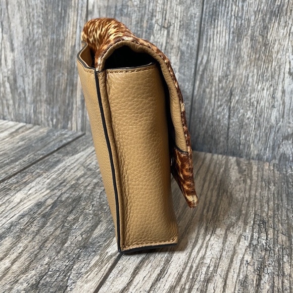 Vince Camuto Kimi clutch leather purse leopard - Picture 6 of 16